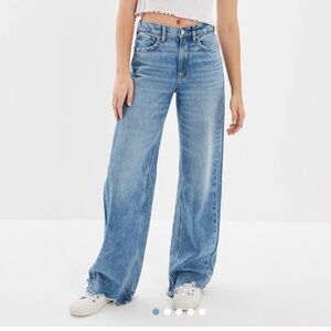 American Eagle Outfitters Black/charcoal grey  High-Rise Jeans